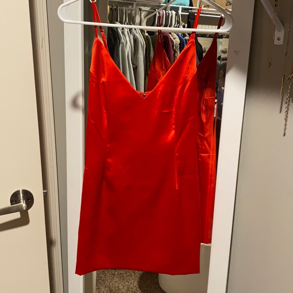 Red dress